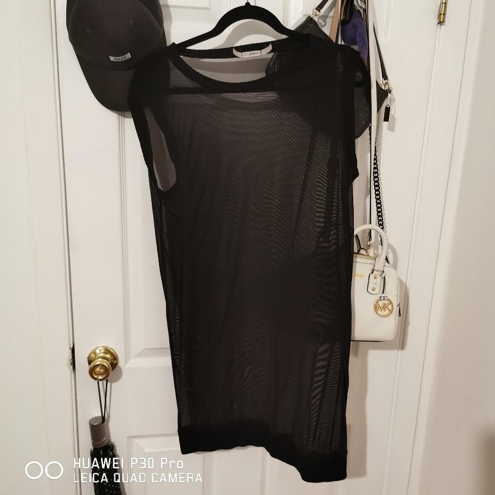 Gibson sexy black t shirt knit sz small